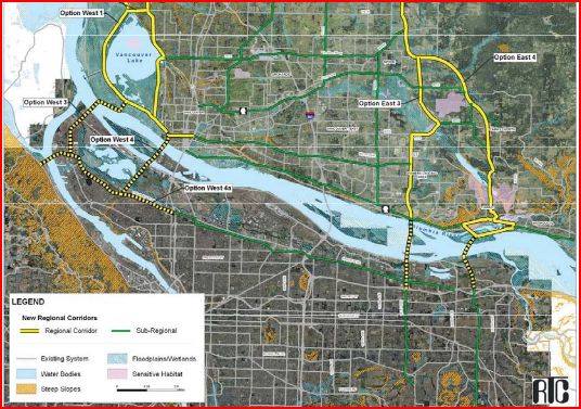Will the RTC include planning for two new bridges & transportation corridors?