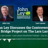 John Ley discusses the financial and logistical challenges of the Interstate Bridge Replacement project on The Lars Larson Show, highlighting its potential waste of taxpayer money.