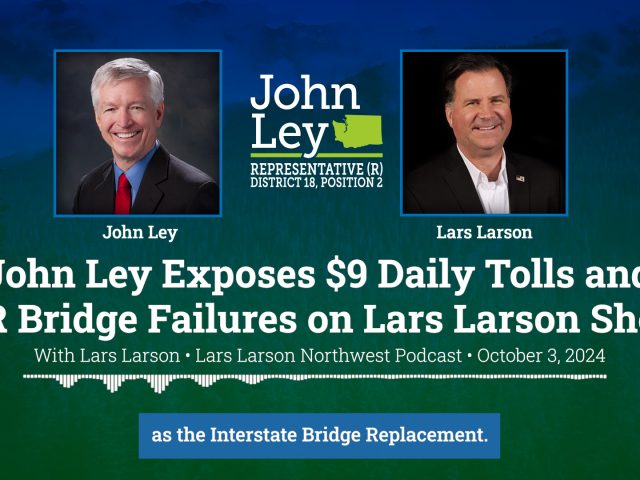 John Ley Highlights Outrage Over $9 Daily Tolls and Massive Costs in IBR Project on Lars Larson Show